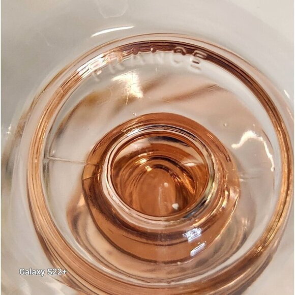 Vintage Luminarc in Verriere D'Arques France  Rosaline Pink Swirl 1970's - Picture 3 of 12